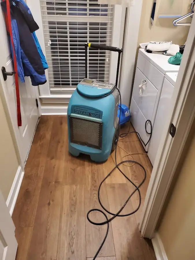 Commercial dehumidifier deployed for Flood Damage Cleanup in Marshalltown